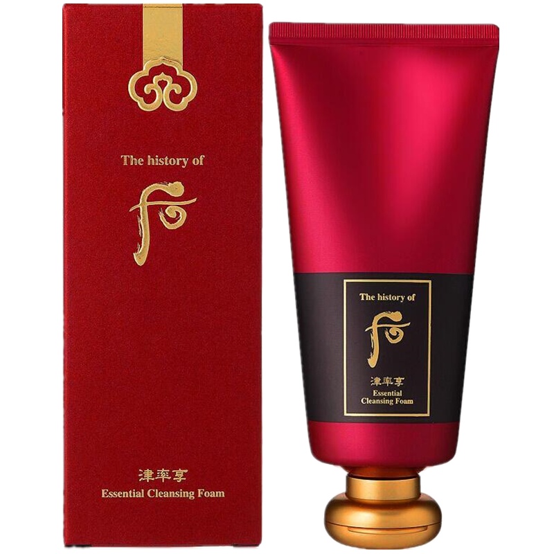 whoo韩国后津率享洁面乳 津率享洗面奶深层清洁焕活肌肤紧致抗皱不紧绷去黑头收缩毛孔控油平衡 180ml