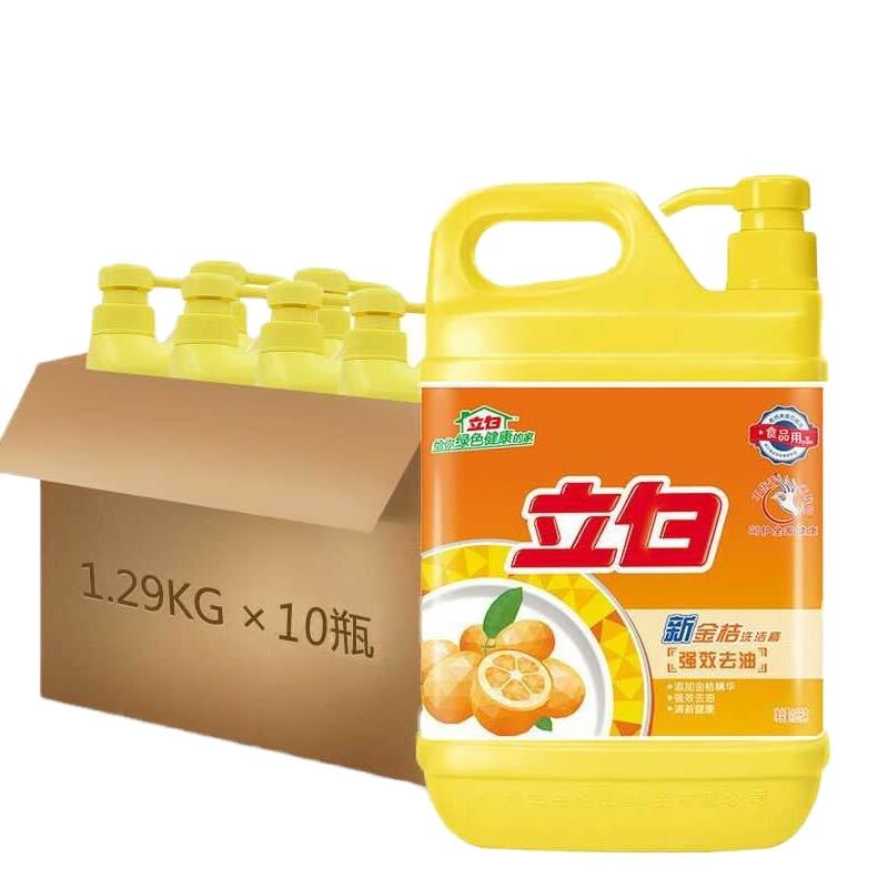 立白 新金桔精洗洁精 1290g(瓶)轻松去油不伤手