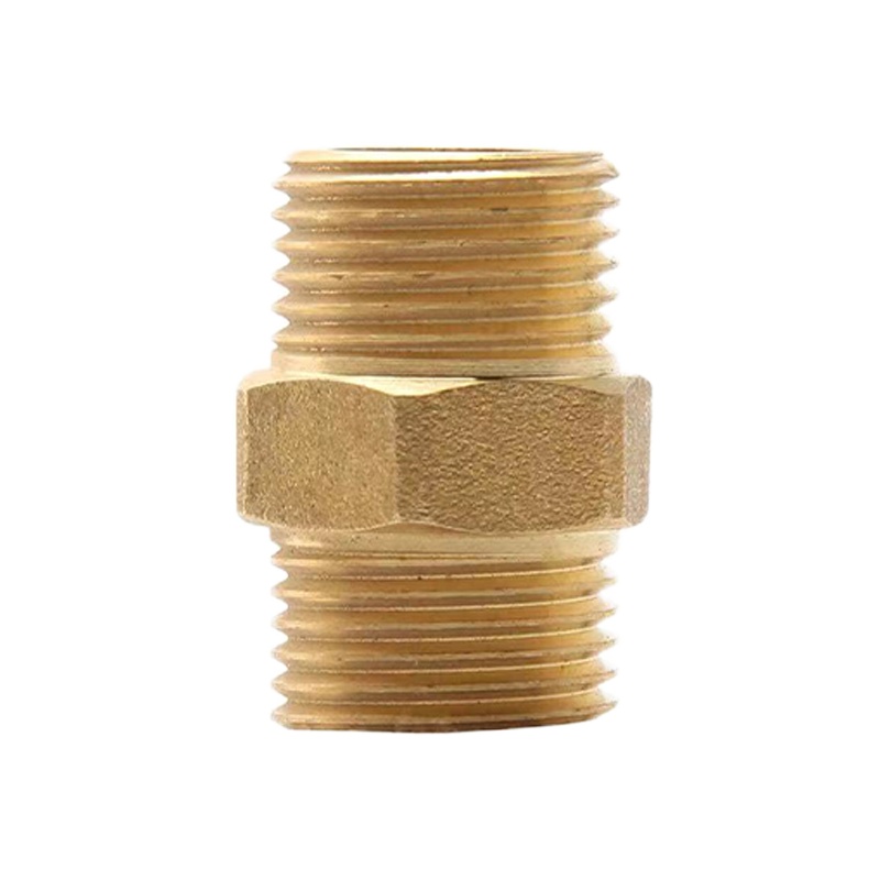 DP 铜外丝直接 水管接头铜接头 等径铜对丝25mm 6分(10个装)