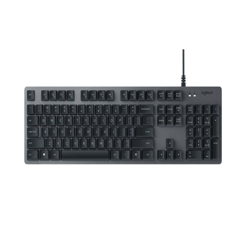 罗技(Logitech)罗技 K840时尚机械键盘 游戏机械键盘 非樱桃轴 罗技机械轴 高速触发 阳极铝绝地求生吃鸡键盘