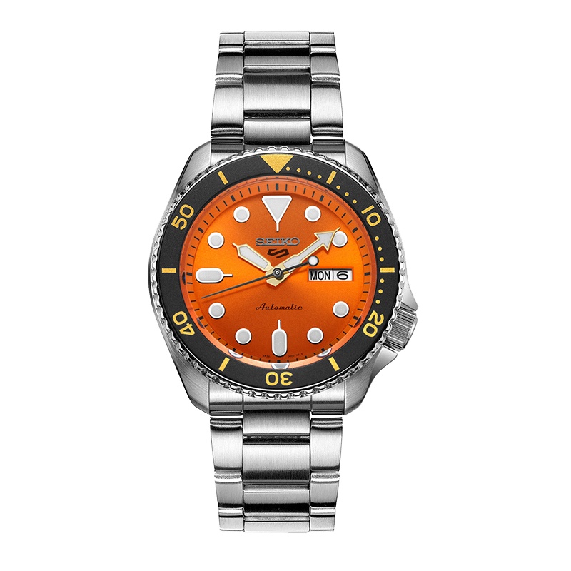 精工手表 新品新精工5号水鬼系列自动/手动双日历日本机械表时尚运动潜水男表 SRPD59K1