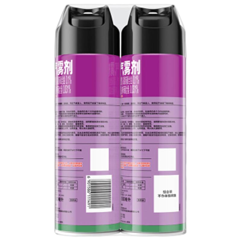 大象公 杀虫剂喷雾 杀蟑螂 绿茶 杀虫气雾剂 喷雾器 杀飞虫 灭蟑螂 灭虫 雷达550ml*2瓶