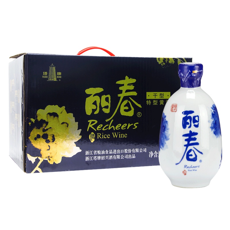 塔牌绍兴产黄酒干型丽春酒375ml*六瓶整箱手工冬酿干型黄酒礼盒