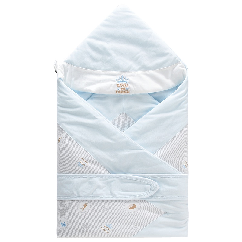 童泰19新款婴儿棉抱被初生儿用品男女宝宝襁褓包被抱毯新生儿被子