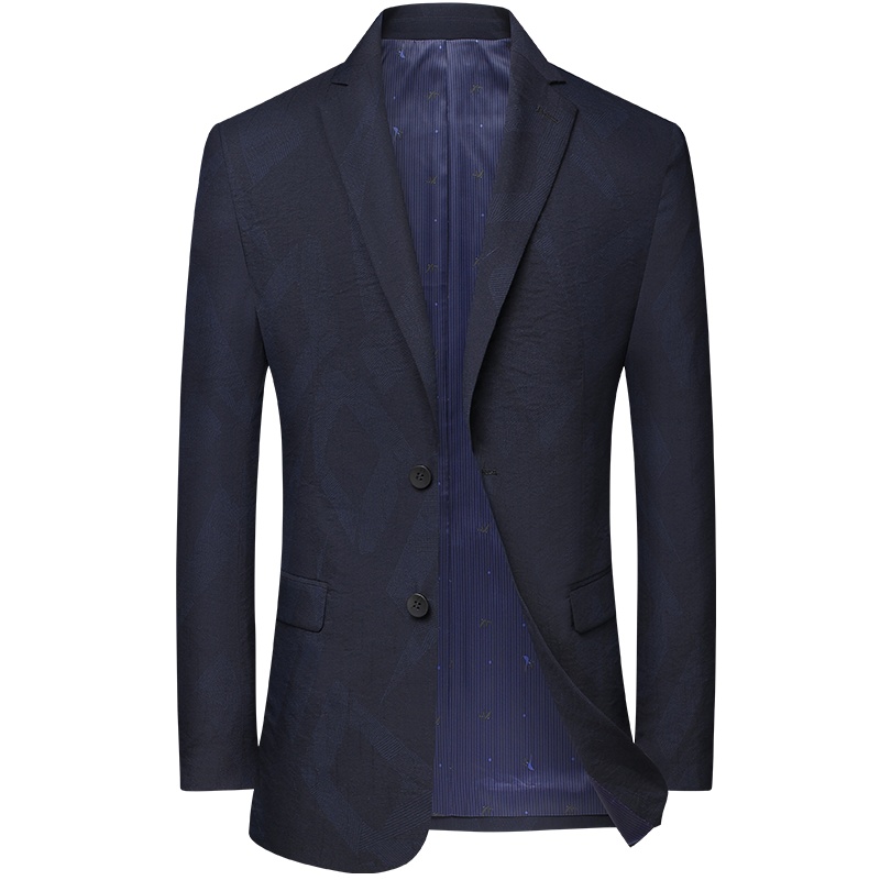 雅鹿男装新款舒适修身单西抗皱免烫男士西服218001925