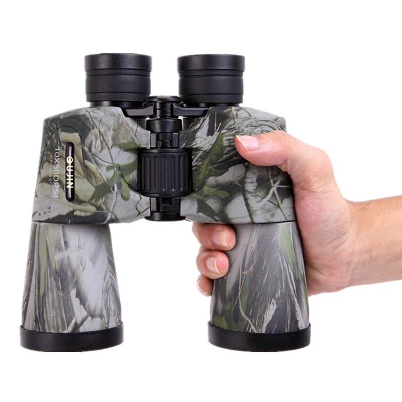 OUJIN 雪豹便携稳定迷彩色10-24x50高倍双筒变倍望远镜 微光夜视望远镜