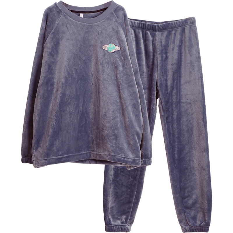 红豆(HODO)超柔高密绒红豆保暖内衣女蕾丝V领加厚秋衣秋裤冬高弹打底内衣