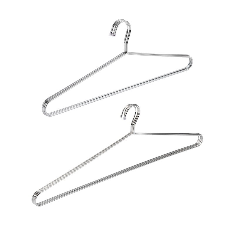 欧润哲 被架 65cm/85cm加粗不锈钢实心款 一套4只晾晒家用收纳晾衣裤架衣撑子晾晒被子干湿两用衣架