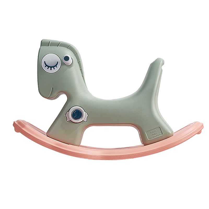 babycare宝宝摇摇马 儿童摇马塑料小木马 1-2-3周岁礼物婴儿玩具 迷森绿 7900