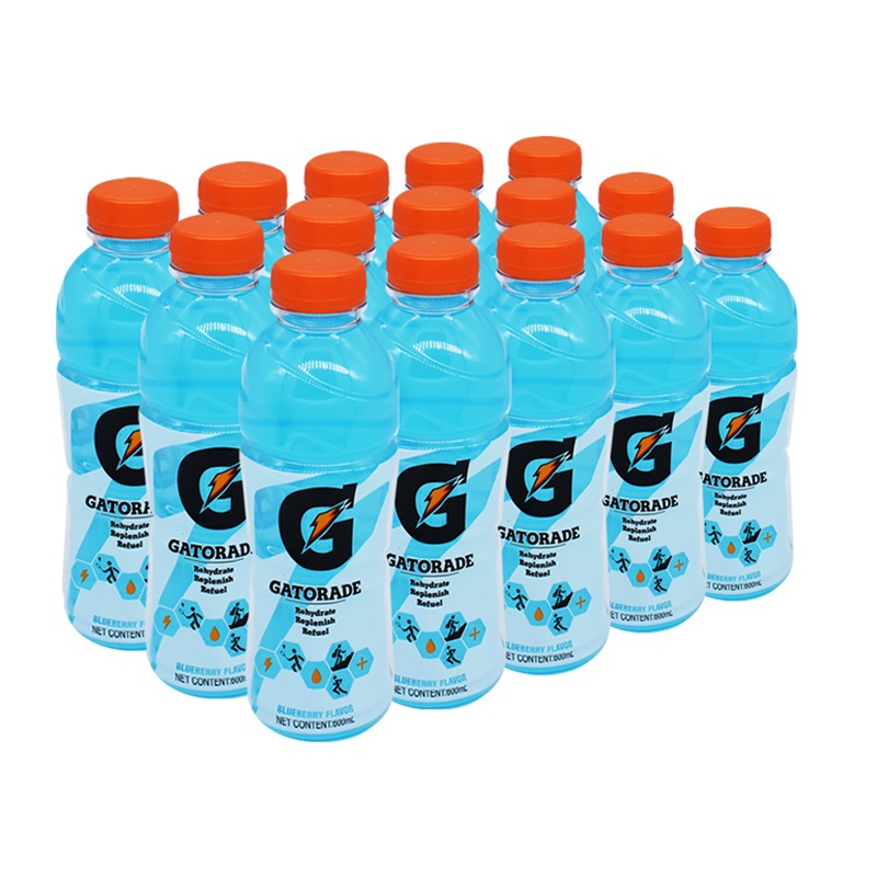 佳得乐蓝莓运动饮料600ml*15瓶 自营整箱 新老包装随机发货 百事可乐出品
