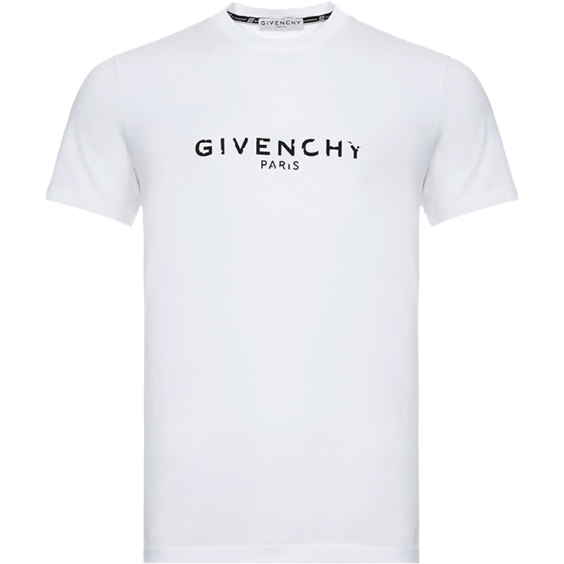 GIVENCHY 纪梵希 男士棉质圆领短袖T恤 BM70K93002