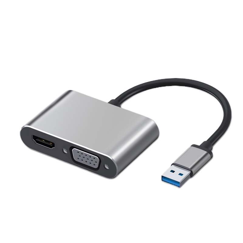 USB3.0转HDMI+VGA转换器