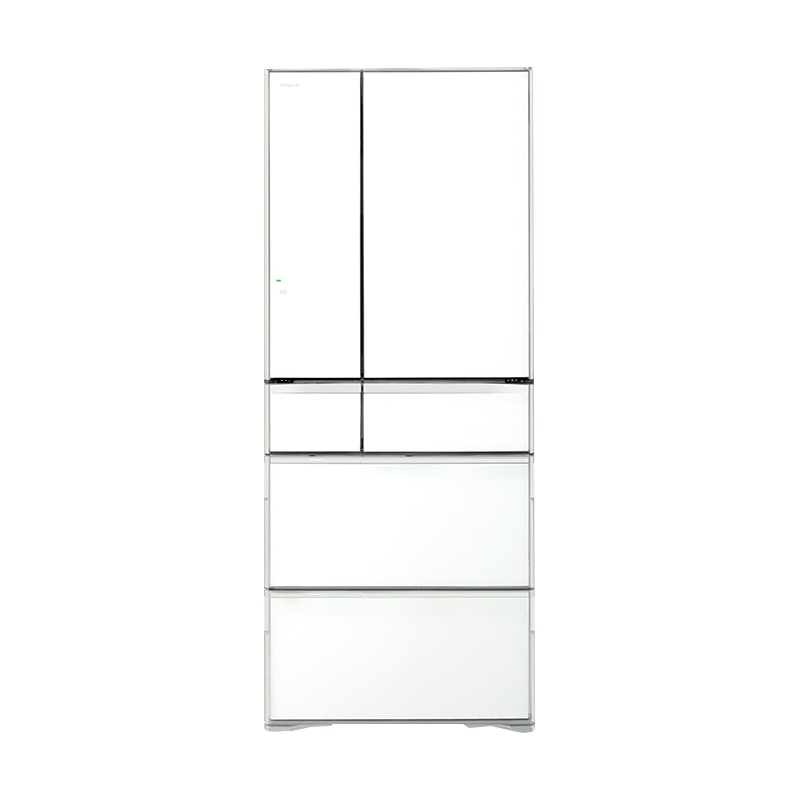 Hitachi/日立 日本原装进口真空保鲜自动制冰玻璃智能控制变频电冰箱R-WX650KC白色