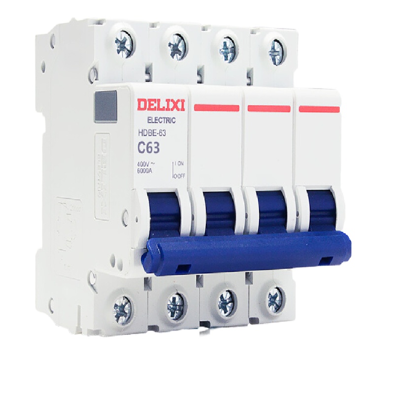 空气开关 德力西HDBE-63C型(4P 63A)