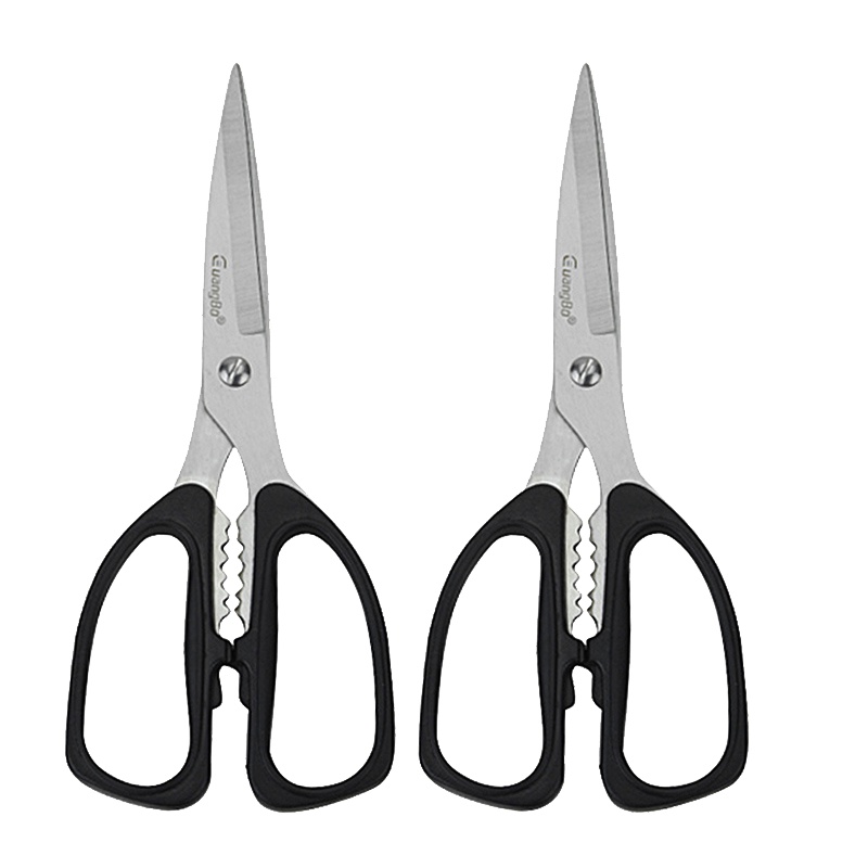 广博(GuangBo)JD8258 195mm强力剪刀3把 不锈钢手工剪纸 手工剪纸刀 剪/刀/尺 办公用品 颜色随机