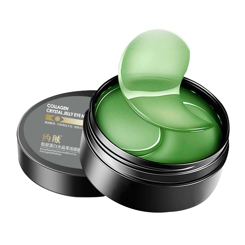 约肤 胶原蛋白水晶果冻眼膜 保湿补水紧致 淡化眼袋黑眼圈 海藻眼贴膜 60片/瓶