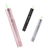 惠斯特A15 大功率激光手电远射强光 usb充电短款 银色绿光