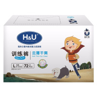 H&U爱趣优海洋之歌云薄干爽训练裤L码72片 轻松学步