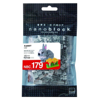 nanoblock日本小颗粒拼插积木迷你藏品-兔子