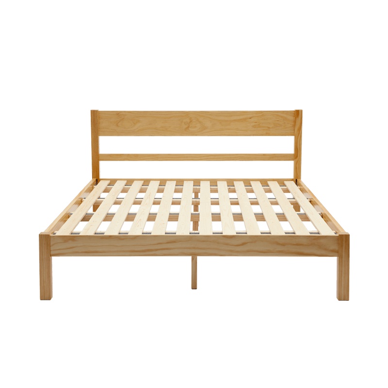 小米生态链企业8H全实木床新西兰进口硬实木床1.8米纯双人床北欧简约主卧室家具SC1