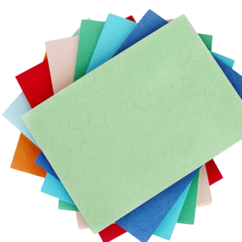 晨光(M&G) AFE10043 蓝色 装订封面纸A4皮纹纸云彩纸凹凸皮纹纸彩色虎皮纹100张/包 厚230g