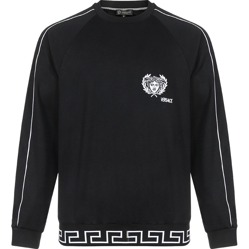 Versace 范思哲 奢侈品 男士锦纶/棉圆领长袖运动衫卫衣 AGU13009 A233025