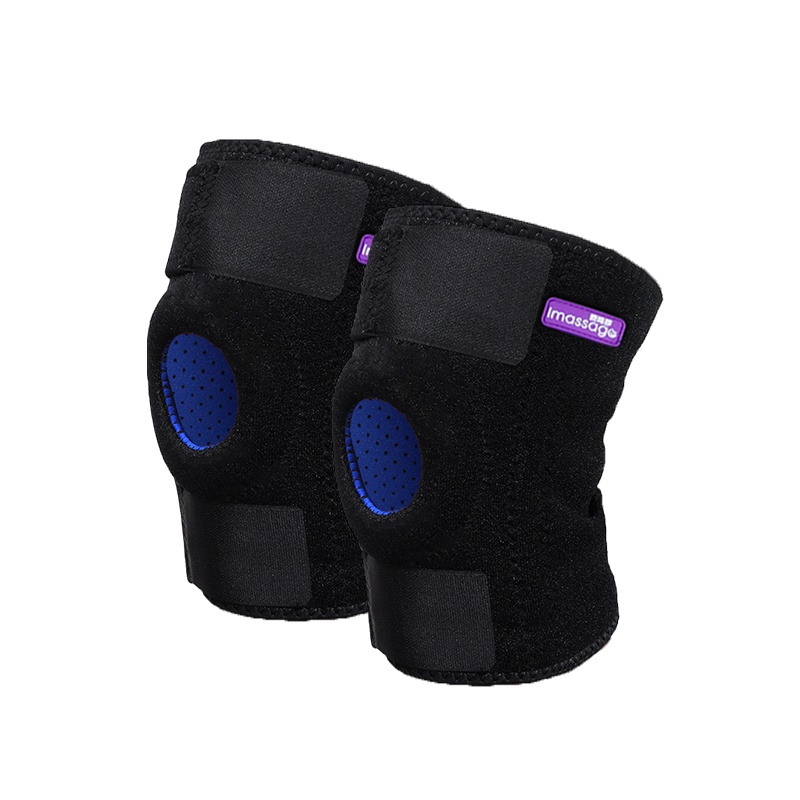 爱玛莎Imassage运动护膝专业户外登高护膝弹簧款骑行跑步健身男女运动护具单只装不分左右 升级款(四弹簧) 均码
