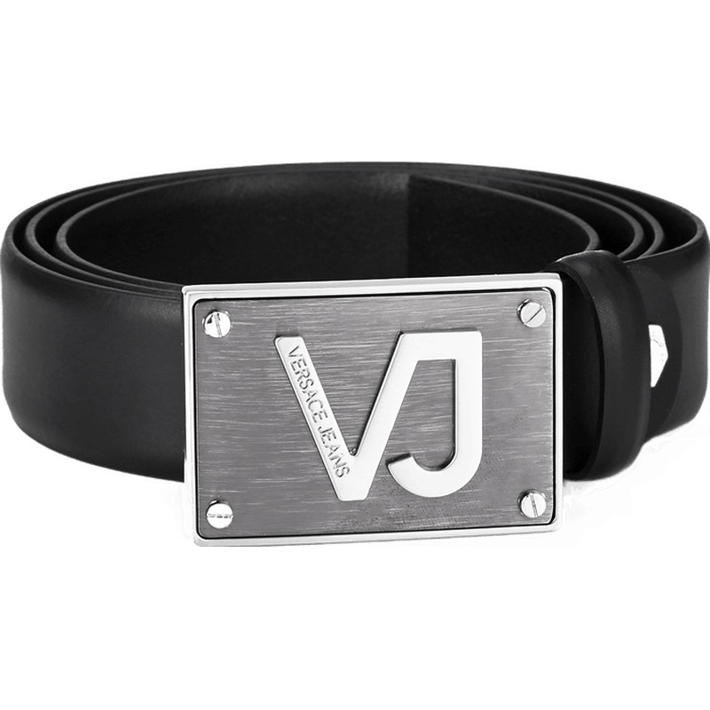 Versace JEANS 范思哲 男士皮革板扣式皮带腰带 D8YTBF10 76645