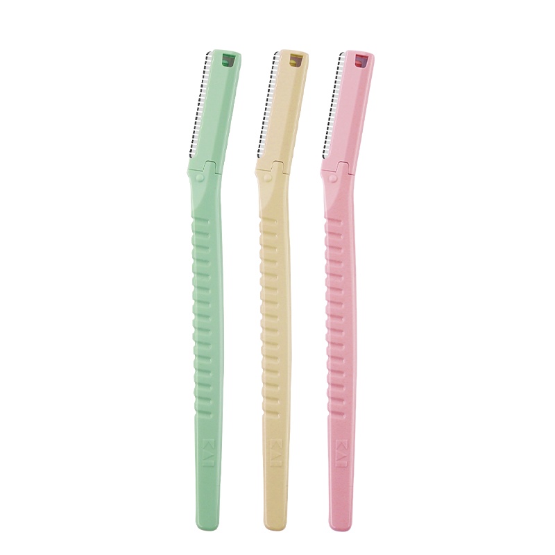 kai贝印 修眉刀3支套装 安全专业不伤皮肤 眉刀刮眉刀剃眉刀新手适用安全专业 CAL-3P1