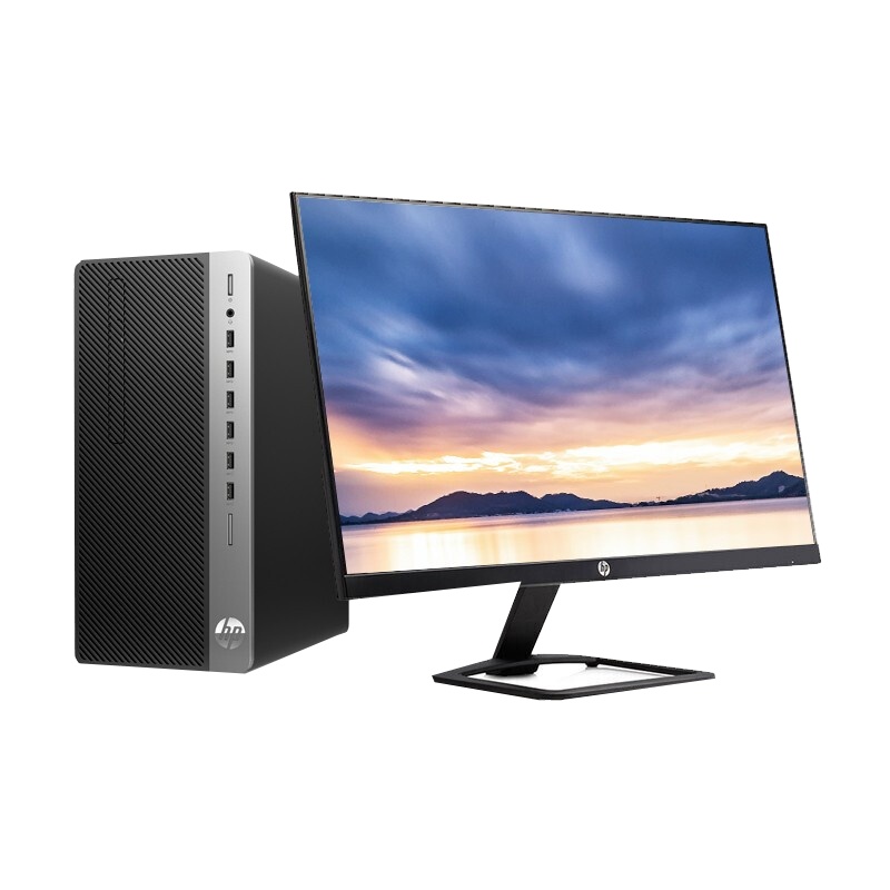 惠普(HP) 战99 商用办公台式电脑主机(i7-10700 16G 512G 2G独显 WiFi蓝牙 送键鼠 Win10 Office 注册升级5年上门)27英寸显示屏