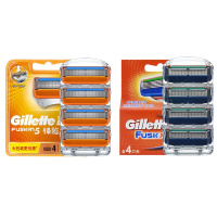 吉列(GILLETTE)锋隐致顺男士手动剃须刀 替换刀头 锋速35刮胡刀5层刀片 锋隐手动12刀头片