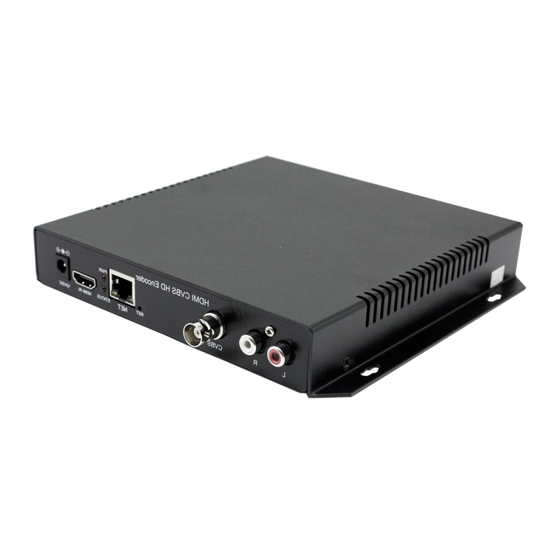 同三维T80001HA高请直播编码器HDMI VGA H.264 网络视频推流盒 RTMP推流 NVR硬盘录像机视频会议