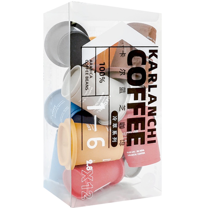 卡尔蓝芝冷萃即溶咖啡黑咖啡无糖美式速溶咖啡粉[K1-6混合装]2.8g*12颗