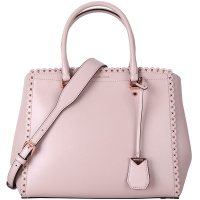 MICHAEL KORS 迈克·科尔斯 MK女包 BENNING系列粉色皮质女士手提单肩斜挎包女