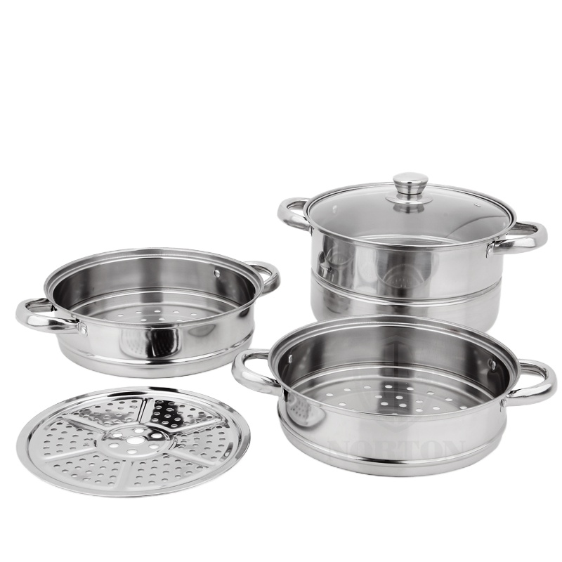 诺顿(NORTON)欧克斯_三层蒸锅2ZOKS026直径26CM单个装