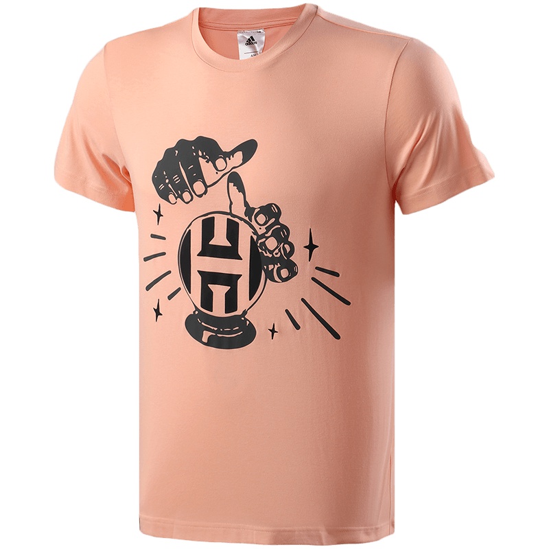 阿迪达斯男服短袖T恤篮球文化休闲运动服EH5988