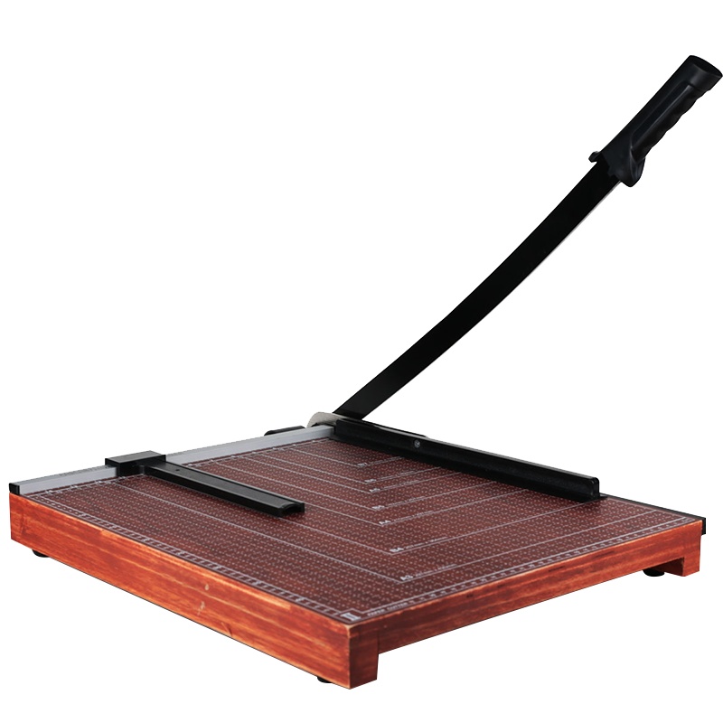 得力(deli)8002切纸机裁纸机照片刀切纸板木质切纸刀裁纸刀多规格 可裁切A3及以下规格 46*38cm