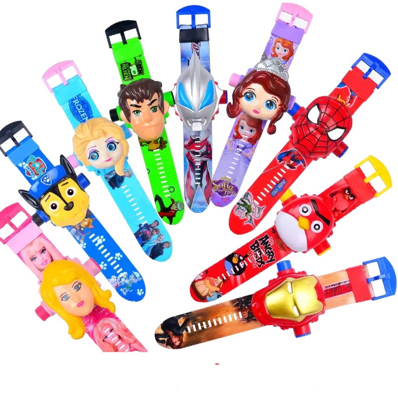 乐加酷 儿童玩具电子投影手表奥特曼汪汪队卡通24图男女孩投影手表幼儿园