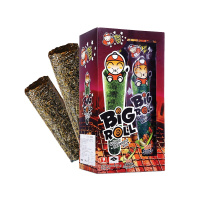 老板仔烧烤风味香脆紫菜27g 海苔卷 脆紫菜 烤海苔卷 即食 进口零食（新老包装交替发货）