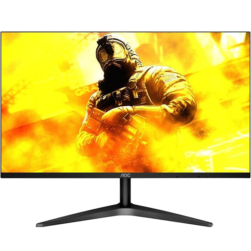 AOC显示器 23.8英寸电脑显示器 24B1XH低蓝光爱眼不闪显示屏 IPS广视角屏台式电脑液晶屏幕