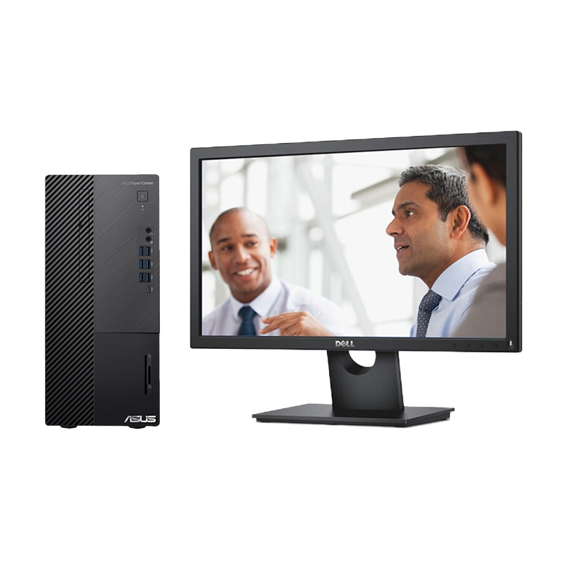 华硕(ASUS)D500MA商用台式电脑21.5英寸显示器(i3 10100 4G 1T 集显)