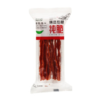 [座上客 肉脯脆脆片3袋*2]猪肉干肉脯脆片靖江特产休闲零食约185g*2