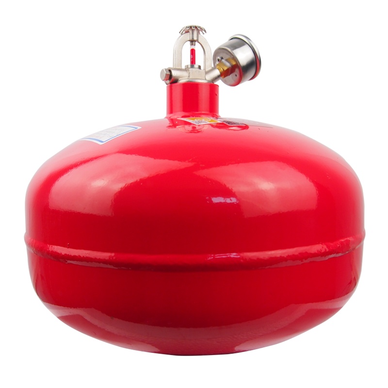 桂安XQQW10/1.6悬挂式七氟丙烷气体灭火器10kg吊式温控灭火装置洁净气体消防家用商用公司办公室机房档案室厂房工厂