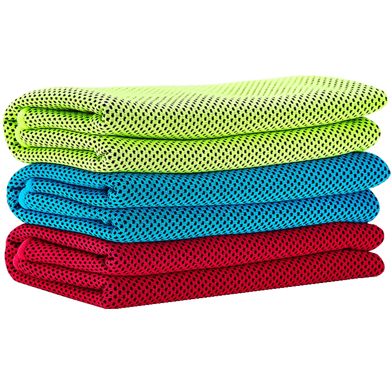 Kawasaki川崎冷感运动毛巾冰感降温汗巾速干吸汗健身房冰凉冰巾