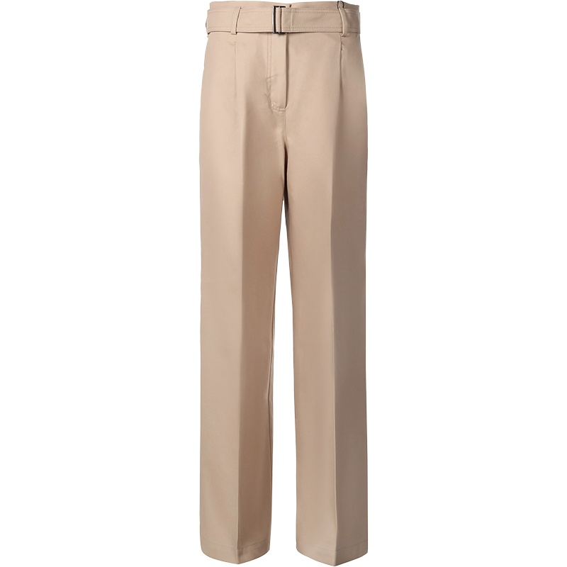 MAX MARA WEEKEND 麦丝玛拉 女士棉质宽松直筒长裤ALACRE