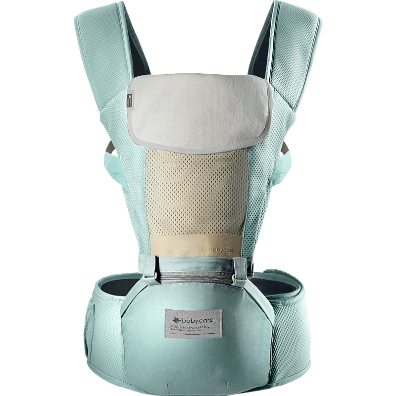 babycare多功能婴儿背带 宝宝前抱式腰凳新生儿四季通用抱娃神器 9820 均码 9820-四季款-红色