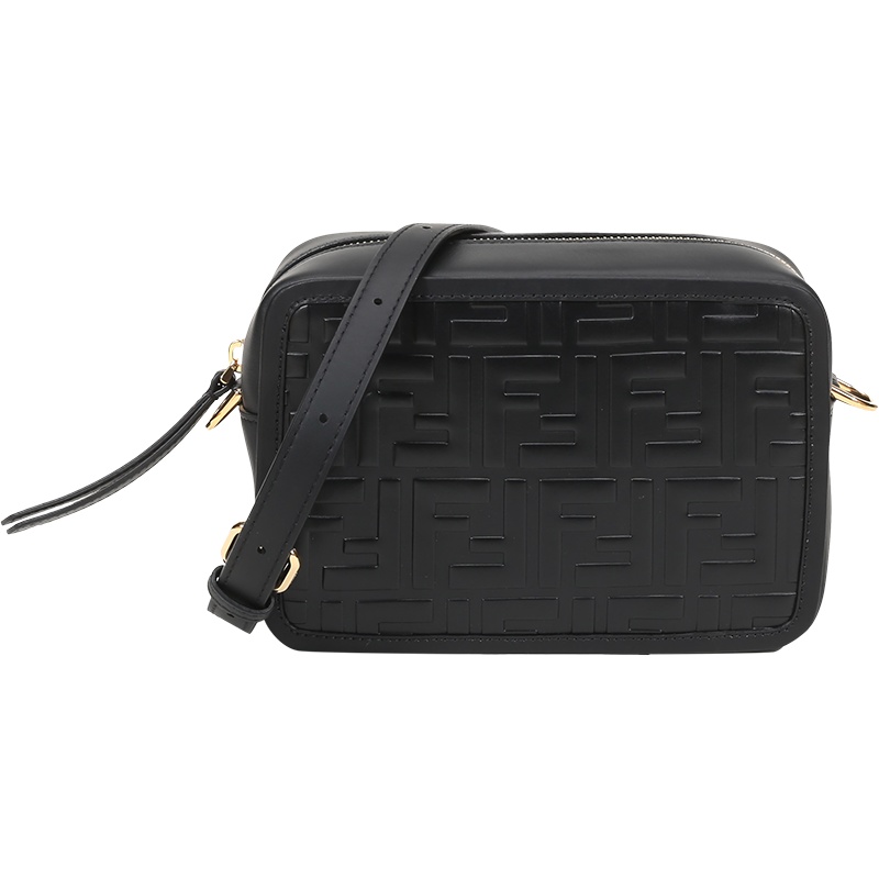 FENDI 芬迪 女士 迷你款皮革相机包单肩斜挎包 8BS019 A4K5