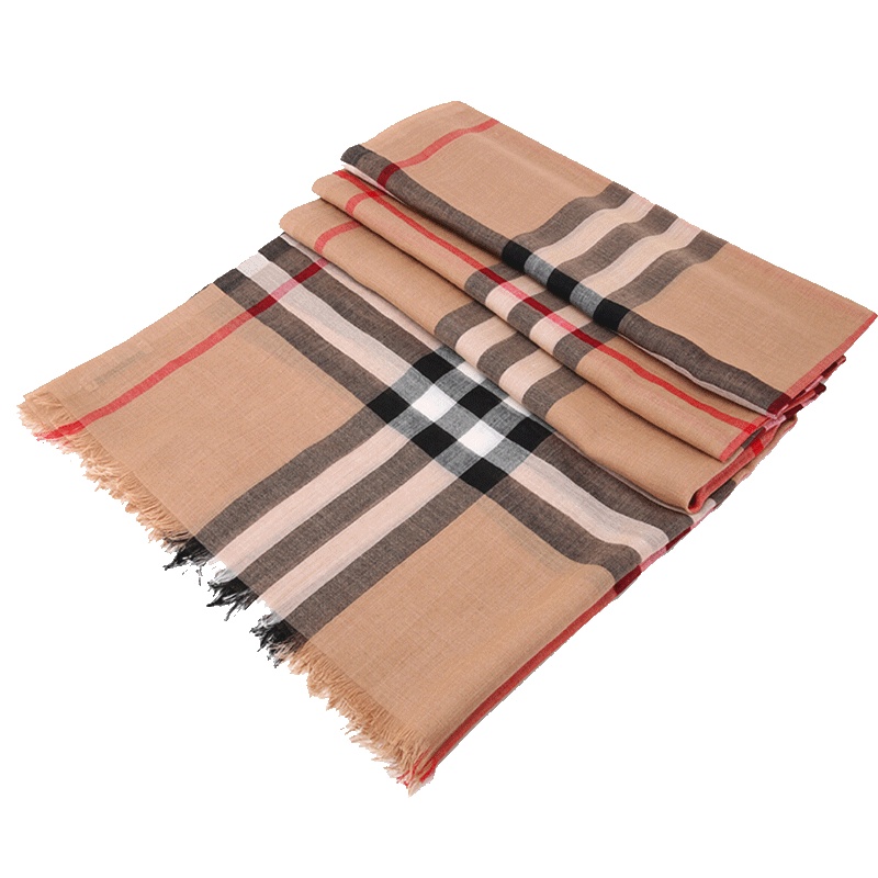BURBERRY 博柏利 女款羊毛/桑蚕丝围巾丝巾 37432321