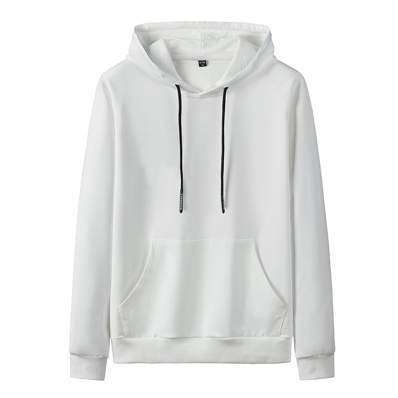 俞兆林(YUZHAOLIN)春秋男士连帽卫衣学生新款潮流宽松套头衫长袖纯色上衣服