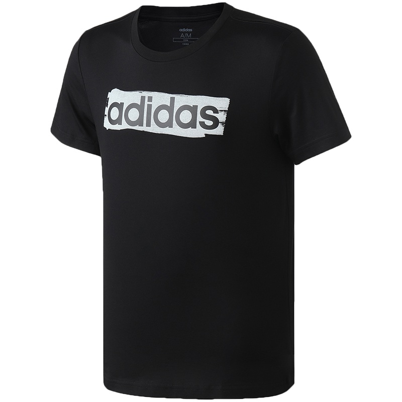 【自营】阿迪达斯男服短袖T恤圆领休闲运动服DV3046